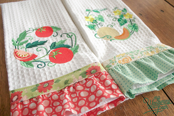 Quick Stitch Kitchen Towels