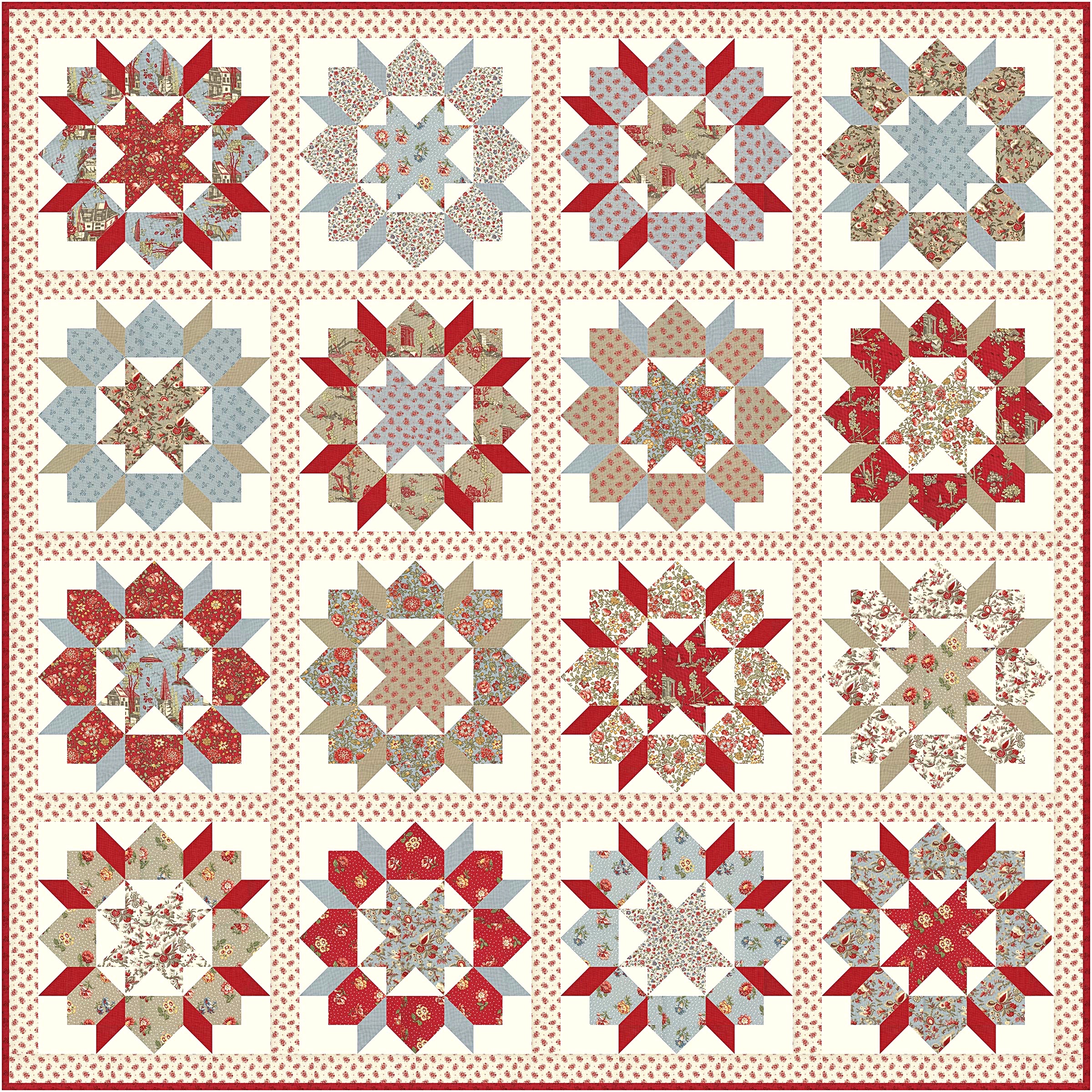 Sew & Quilt - Modèles de découpe de papier anglais 2 Octogone x 25