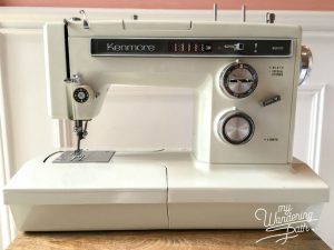 My vintage Kenmore Singer sewing machine